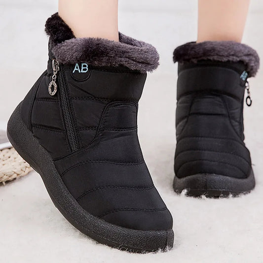 Ankle Boots with Fur