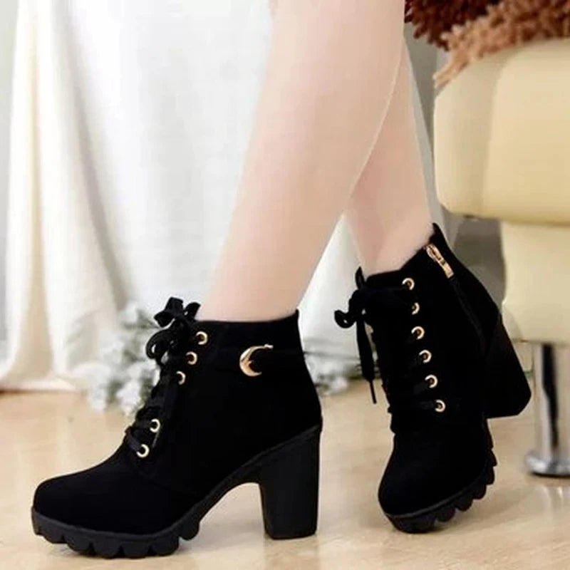 Winter High Heel Boots
