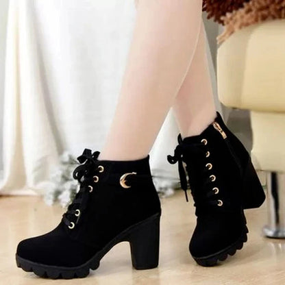 Winter High Heel Boots
