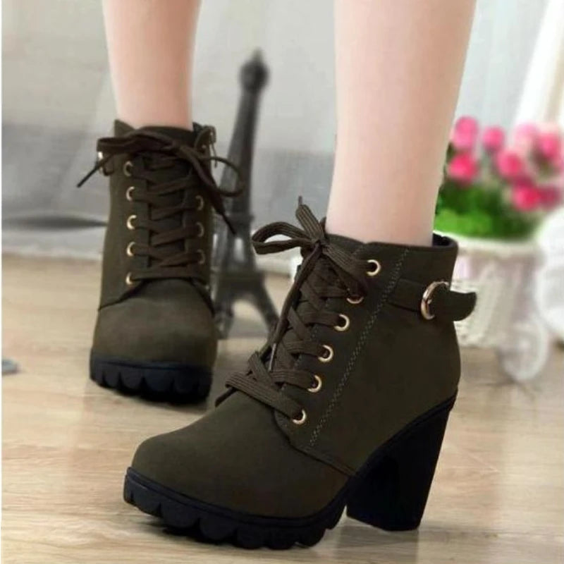 Winter High Heel Boots
